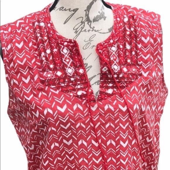 Beach Lounge Sleeveless Summer V Neck Med - Picture 3 of 9